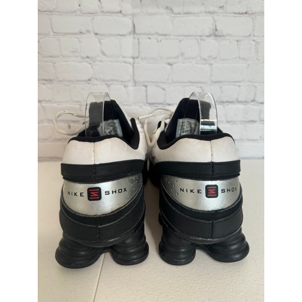 2008 Nike Shox Turbo VII White Black Men's size 11.5 Shoe Sneakers - Picture 4 of 12